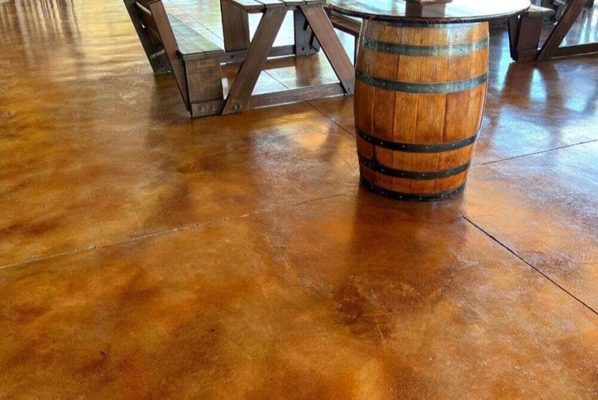 concrete staining service