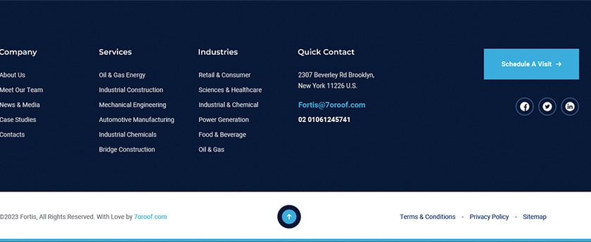 footer air condition